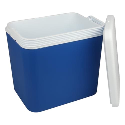 Jolie Max 30L Insulated Cool Box – Lightweight Portable Ice Cooler with Handle & Lid – Durable Food-Grade Plastic – Keeps Food & Drinks Hot or Cold – Ideal for Camping, BBQ, Travel, Outdoor (BLUE) — view 6