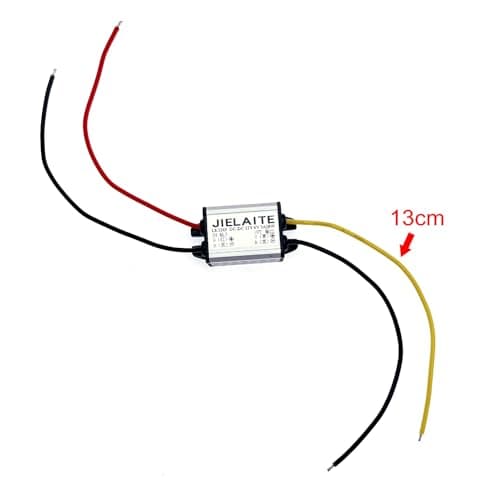 JZK 12V to 6V DC step down converter module, 3A 18W DC to DC buck converter, DC-DC voltage reducer regulator, car power voltage converter for truck, boat — view 3