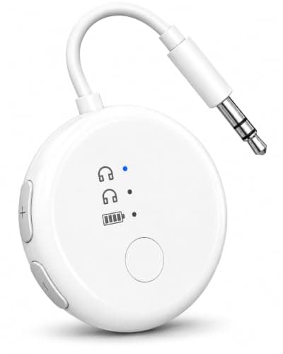 Avantree SoundJet R1 Airplane Bluetooth Adapter for AirPods, 25H