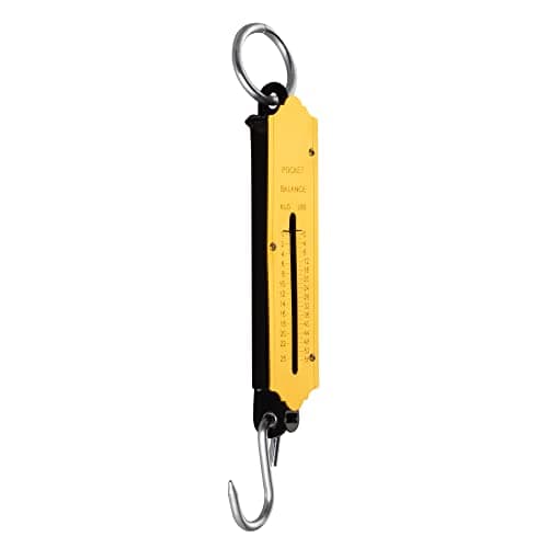 Jazooli Hanging Weight Scale - Commercial, Luggage Scale, Suitcase Weighing Scales with Metric and Imperial Measurements -Heavy Duty Design Camping & Travel Essentials 25 KG — view 2