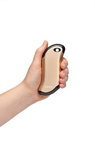 Zippo HeatBank 9s - Rechargeable Hand Warmer - 9 Hour Run Time - 3 Settings - For Indoor & Outdoor Use - Battery & Heat Indicator Light - One Size - Gold — view 4