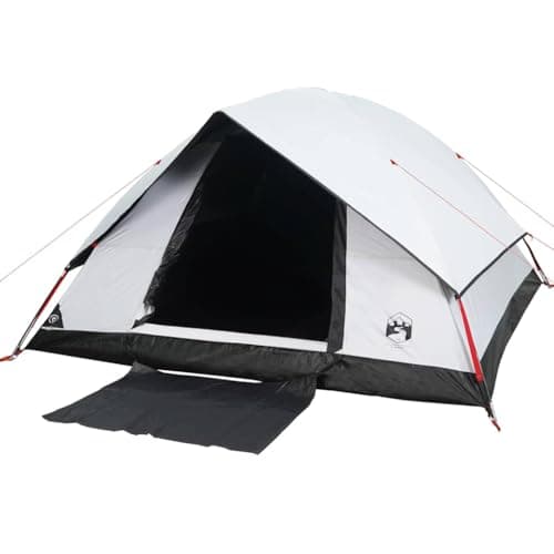 Ziaphsol Dome Family Tent for 6 People, White Darkened, Waterproof Outdoor Tent with E Connection, 305 x 305 x 183 cm, Lightweight Pack Size for Camping, Hiking, Trekking, Festival — view 5