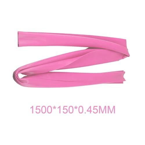 Resistance Bands, 1.5M Exercise Band, 3 Levels Optional Long Resistance Band for Home Fitness, Yoga, Pilates, Men, Women (pink 30lbs) — view 3