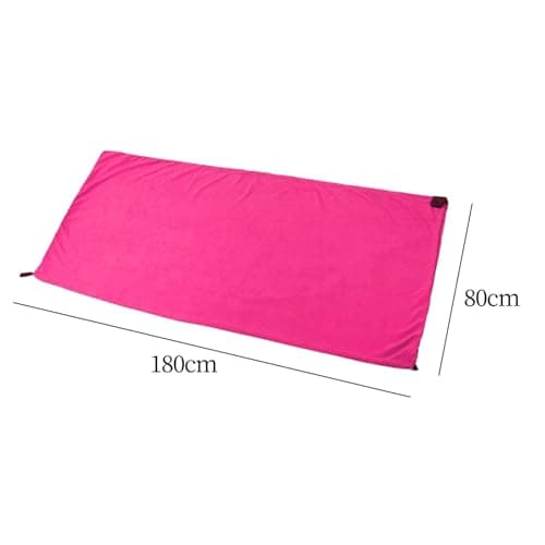 Perfeclan Fleece Sleeping Bag Liner Thermal Comfort Warm Sleeping Bag Blanket Liner for Travel Hunting Outdoor Mountaineering Indoor, pink — view 6