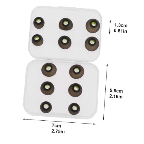 BCOATH 12Pcs Silicone in-Ear Plugs, Sound Insulation and Comfortable Fit, with Storage Box, Reusable Headphone Caps for Sleep, Travel and Noise Reduction — view 2