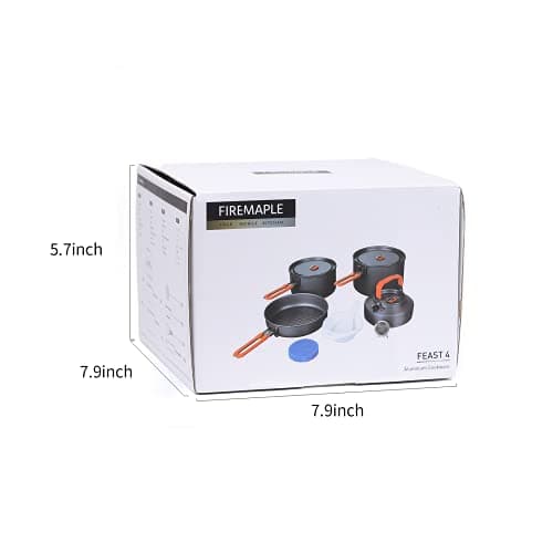 Fire-Maple Feast 4 Camping Cookware Set Outdoor Cooking kit — view 5