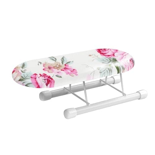 drburpily Small Folding Ironing Board Durable And Easy for Operation For Home And Travel Light Weight Metal Foldable Portable, Type 1 — view 2