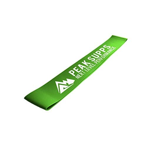 Peak Supps Mini Resistance Bands - Light Resistance Loop Band (Green) - 25cm Looped — view 2