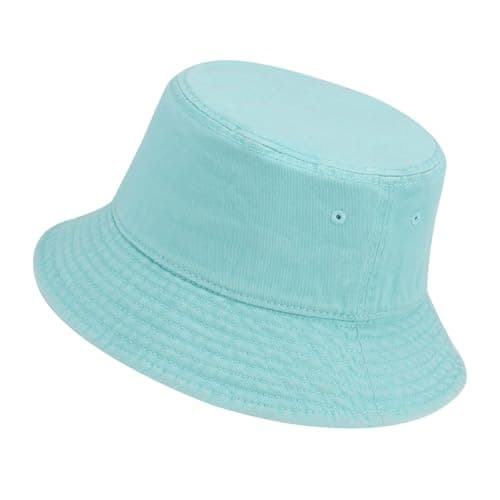 Generisch Bucket Hat 2026 Summer Outdoor Bucket Hat for Women Men Wide Brim Foldable Breathable Fashion for Travel Beach, Mint Green, One Size