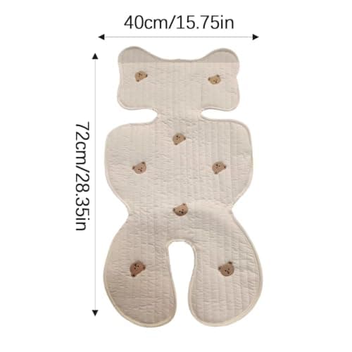 Car Seat Cover - Cotton Cooling Pad, Stroller Breathable Mat Gear Set — view 4