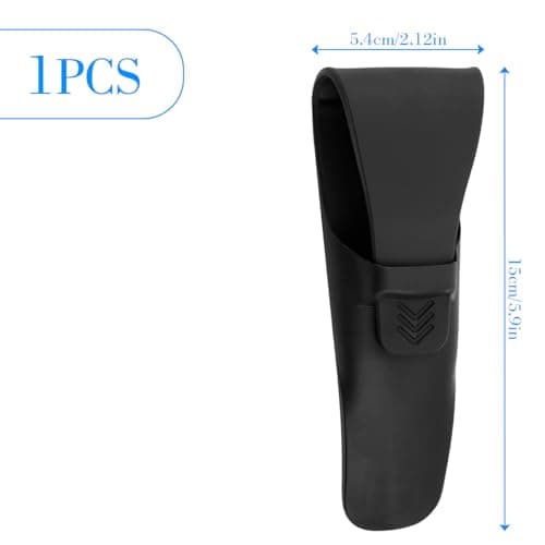 GLADFRESIT Razor Case Shaver Case Portable Waterproof Leather Safety Razor Protector Case Shaving Pouch Holder for Men Razor Storage Travel — view 2