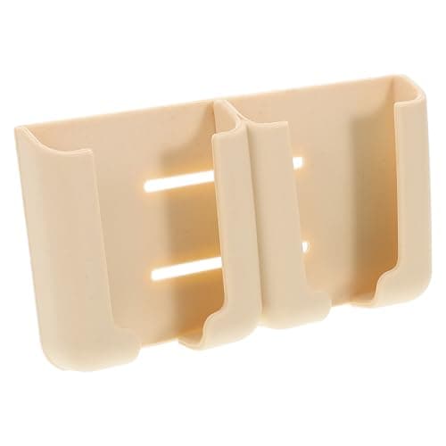 Hemobllo Beige Plastic Phone Holder with Adjustable Angle Car Dashboard