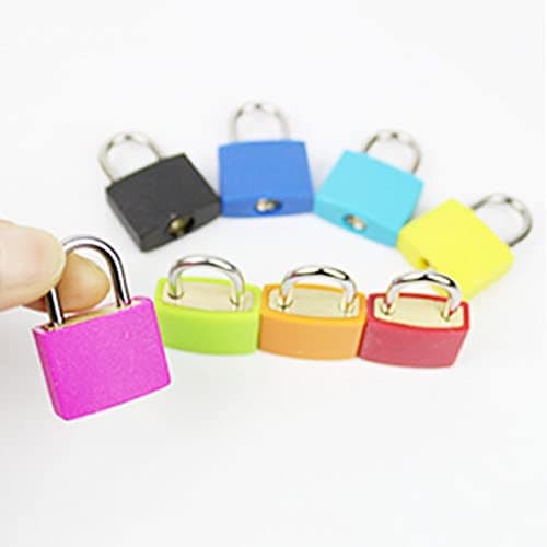 Lansonee 4 Pcs Suitcase Locks with Keys, Small Padlocks Luggage Locks Padlocks with Outdoor Travel Luggage Suitcase Baggage School Gym Lockers Laptop Bag — view 6
