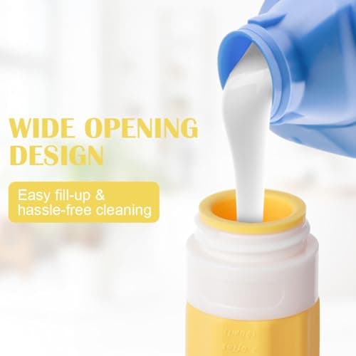 OSDUE Silicone Travel Bottle, 4 Pack 90ml Squeezy Travel Bottles Leak Proof Refillable Squeezable Containers Pots for Lotion Liquid Shampoos Soap and Toiletries — view 6