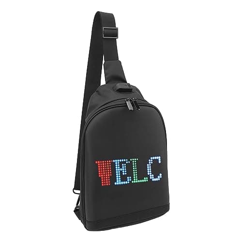 TOPINCN LED Display Fanny Pack with Large Capacity