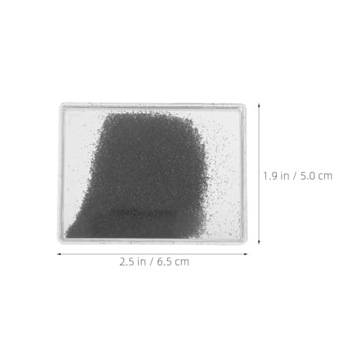 LIGIGWASH 3pcs Magnetic Field Demonstration Kit with Iron Shavings and Iron Oxide Powder, Portable Plastic Box 6.5x5x0.8cm for Classroom Activities and High School Physics Experiments — view 2