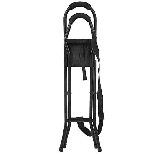 Walking Stick with Seat, Portable Folding Cane Chair Foldable Walking Stick Chairs for adults Seat Walking Sticks for Men and Women, Cane and Stool Dual-use for Elderly Disabled