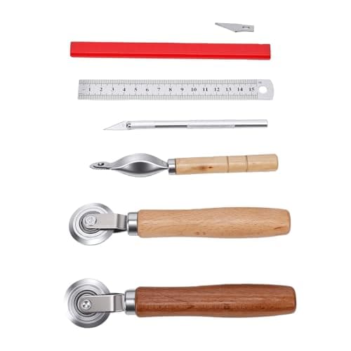 Aramox Cardboard Creasing Tool with 3 Scoring Wheels, 8.47oz