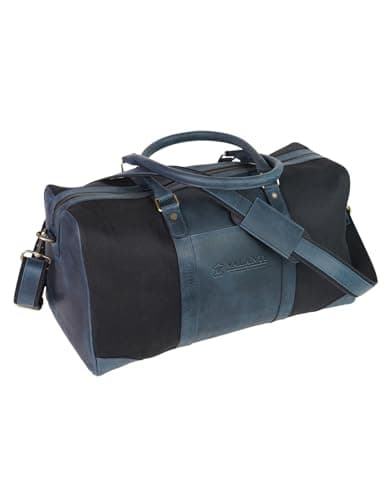 Genuine Leather Large Holdall Bag for Men & Women