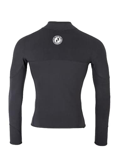 Two Bare Feet Thermal Rash Vest Unisex - Mens and Womens Thermal Lined Rash Guards for Surfing, Swimming, Diving, Beach (Women's Quarter Zip Fleece, Medium) — view 5