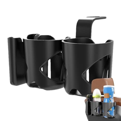 Back Seat for Car - Removable Divider as Dining Tray, Seat Back with Drink Holder - For Drinks Smartphone Keys Headphones Travel Road Trip