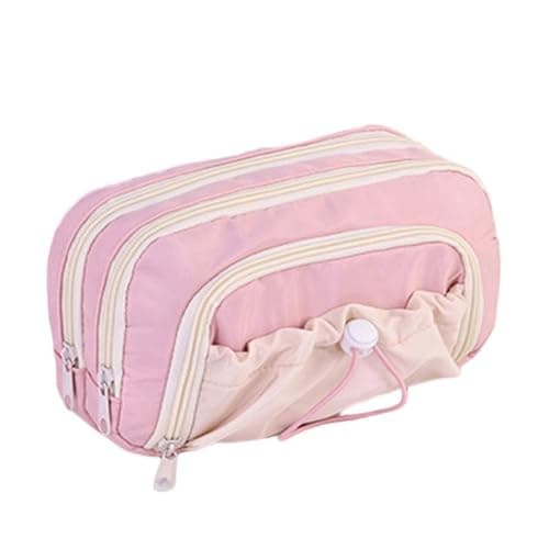 Pencil Case Multi-Layer Fabric with Large Capacity for School Supplies, Teens Kids Travel Essentials Multi-Pocket Storage for Students Art Tools