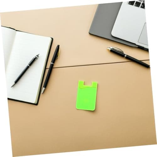 jojofuny 3pcs Silicone Adhesive Phone Card Holder Stickers for Cell Phone — view 6