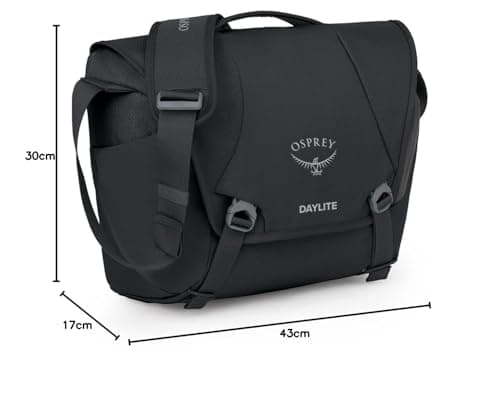 Osprey Daylite Unisex Messenger, 12L, Black, O/S — view 5