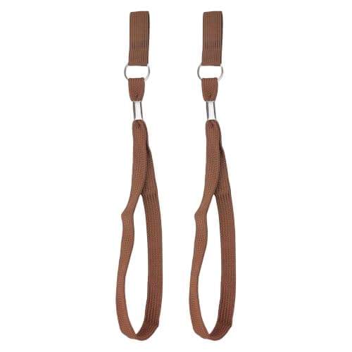 FOHOLA 2 Pack Wrist Straps, Cane Hanging Rope, Wrist Strap for Walking Stick Accessories, Outdoor Travel (2, Brown)