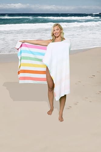 GC GAVENO CAVAILIA Microfiber Beach Towel Large - Super Absorbent Sand Free Beach Towels - Extra Large Beach Towel for Adults (100x200 cm) - Soft, Compact, Lightweight (1 Piece) - Multi — view 4