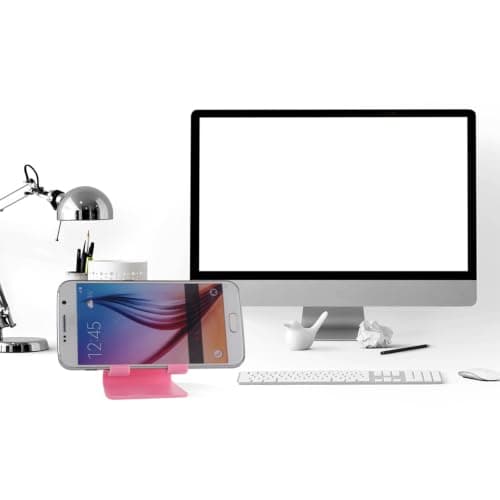 Desktop Phone Bracket with Triangular Lever Plastic Stand for Office Travel — view 3