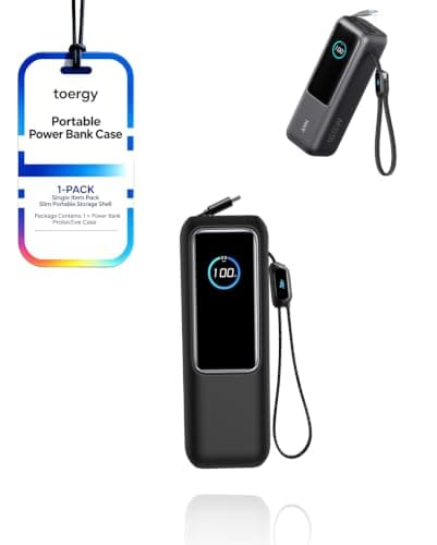 toergy Silicone Case for Anker 25000mAh 165W Power Bank, Protective Cover