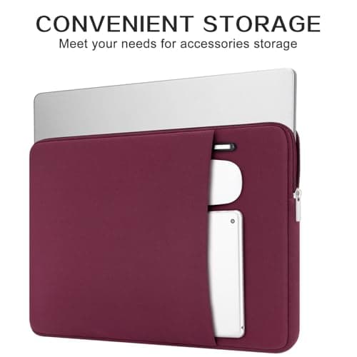 RAINYEAR Laptop Sleeve with Small Bag for 14" Notebook 15" Macbook Air M5 — view 2