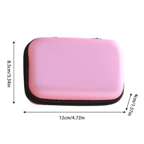 znainnoth Storage Pouch 12x8.5x4cm EVA Travel Case with Secure Zip Closure — view 4