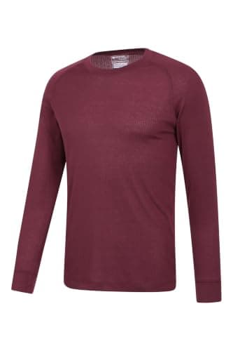 Mountain Warehouse Talus Mens Isotherm Base Layer Top Burgundy XL — view 2