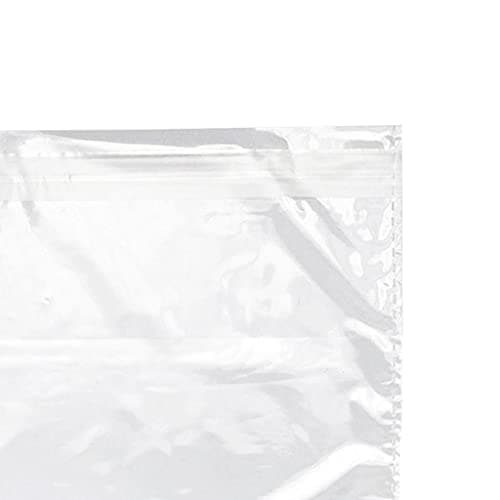 JeeJaan® 100 Pcs of Clear Polypropylene Bags 9 x 12 in Opp Mailing Bags 230 x 305 mm Plastic Envelopes for Clothes with Safety Warning — view 3