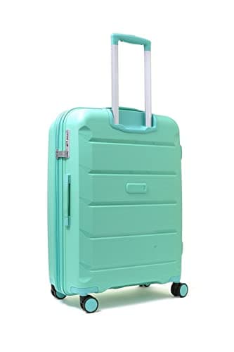 Rock Tulum Medium 63/71L Expandable Hard Shell Suitcase - Turquoise — view 2