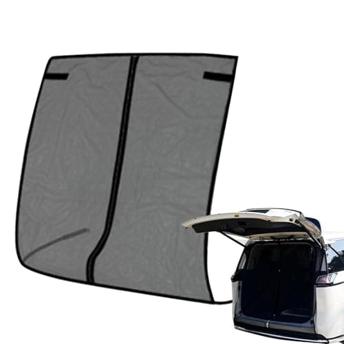 Car Tailgate Mesh Screen - 58x57inch Fly-Proof Magnetic Tent, SUV Sun Protection Net Camping Tent | for Travel Road Trip Picnic Tailgating Overlanding Van RV Protection Shade