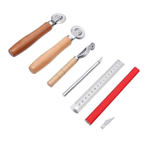 Aramox Cardboard Creasing Tool with 3 Scoring Wheels, 8.47oz — view 5