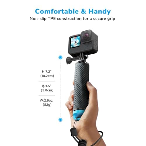 Sametop Floating Hand Grip Waterproof Stick Handle Accessories for GoPro — view 3