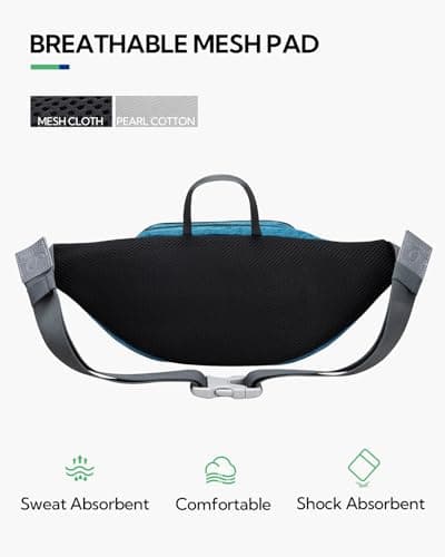 Waterfly Bum Bag Large Waist Fanny Pack with Multi-Pockets for Men Women — view 4