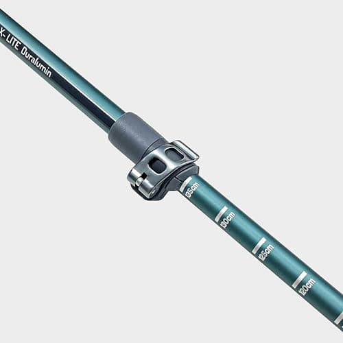 OEX Duralumin Walking Poles, 7075 Aluminium, 4-Section Telescopic, Foam Grip, Carbide Tip, 105-135cm, 244g, Pair — view 5