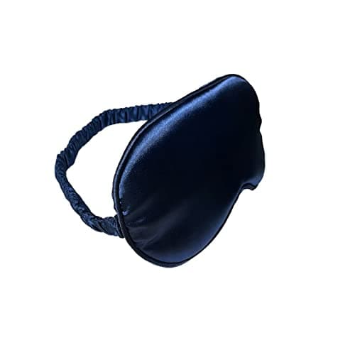 WESTEND CHOICE Sleep Mask 2 Pack Soft Satin Silk Eye Mask for Men Women Eye Blindfold for Travel Light Blocking Night Sleep Mask Comfortable Blackout Sleeping Mask (Navy) — view 4