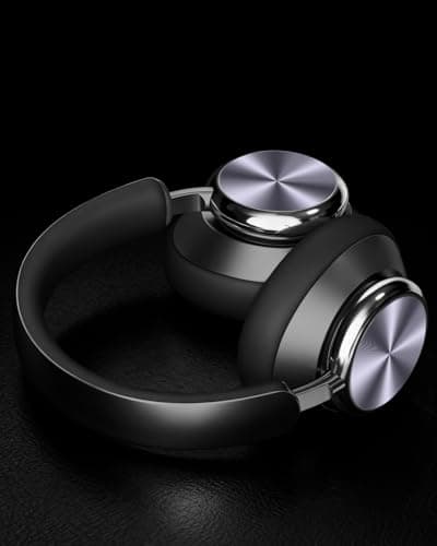 Wentronic Y03 Bluetooth Headphones Wireless Active Noise Cancelling Over Ear Headphones 48 Hours Playtime 6 EQ Music Mode High Sound Quality Headphones with Soft Ear Cushion - Grey — view 5