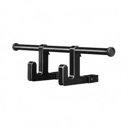 Colcolo Vehicle Seat Hook Double Hanger Car Hook Organizer with Stainless Steel and Rubber Build Supports Up to 6 kg Keeps Cabin Organized Suitable for Daily Driving Road Trips Family outings