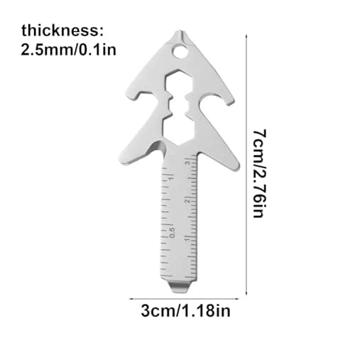 8 in 1 Compact Outdoor Multi-Purpose Tool Bottle Opener Multi Tool — view 6