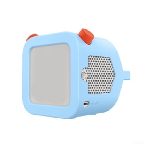 Linhexis Silicone Case for Yoto Player 3rd Gen with Handle, Anti-Slip Protective Cover for Kids, Bumper Shell(Blue)