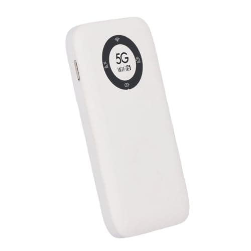 Omquot Portable WiFi Device with Mobile 5G Hotspot for Use on the Move Suitable for 16 High Speed Devices (White) — view 4