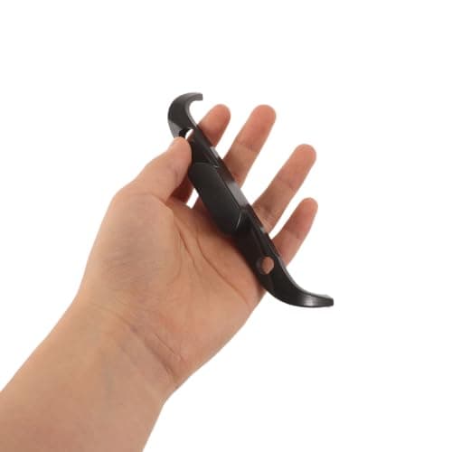 Suitcase Handle Component with 8mm Button Hole, Plastic Black Repair — view 4