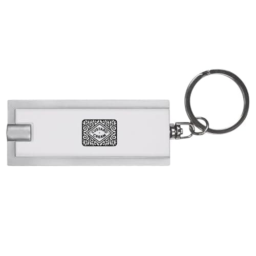 Azeeda 'Custard Cream Biscuit' LED Keyring Torch (KT00050970)